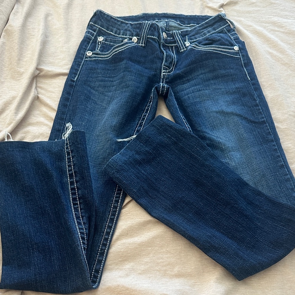 Stylish Indigo Boot Cut Jeans for Women